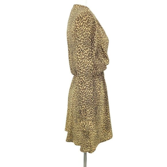 New Flynn Skye Leopard Print Mini Dress Womens XS - Picture 3 of 7